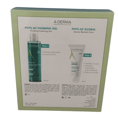 Aderma Coffret Phys-Ac Purifying Foaming Gel