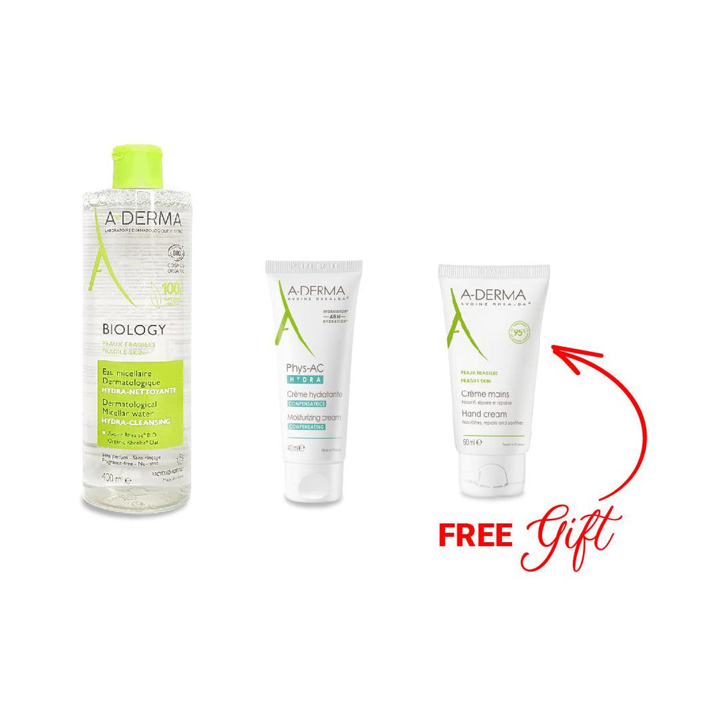 Aderma Skin Care Bundle with Free Hand Cream