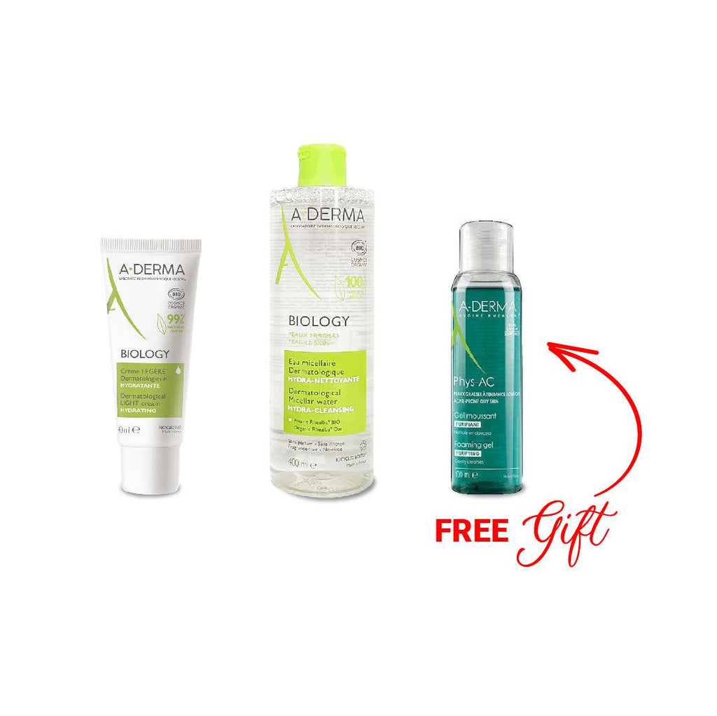 Aderma Skin Refresh Bundle with Free Mini Cleansing Gel