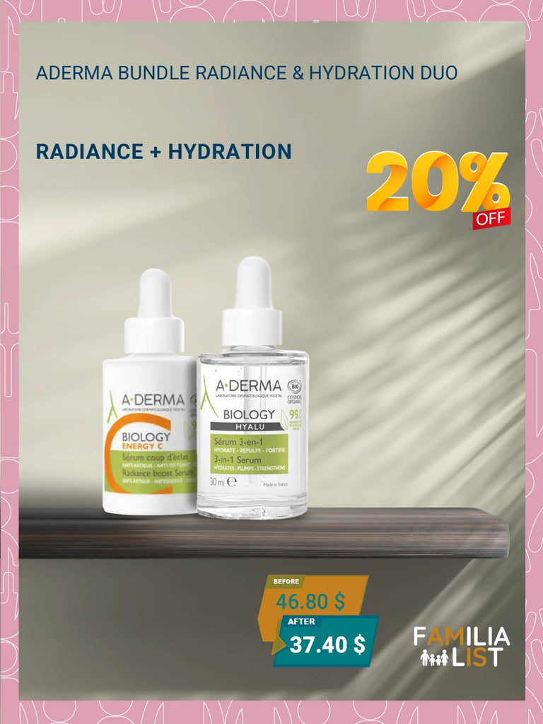 Aderma Bundle Radiance & Hydration Duo