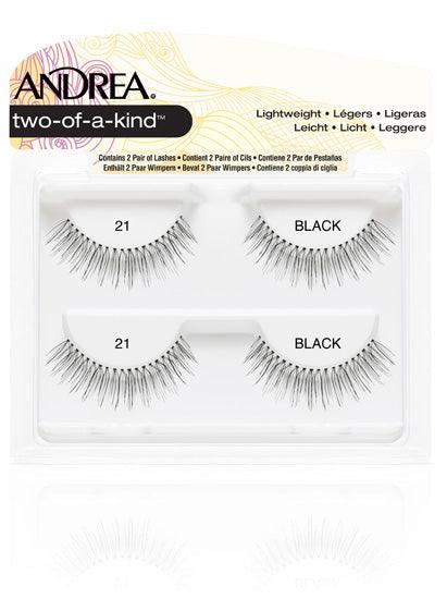 Andrea Lash Strip Black 21 Pack of 2