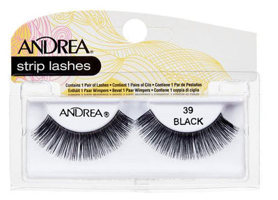 Andrea Lash Strip Black 39