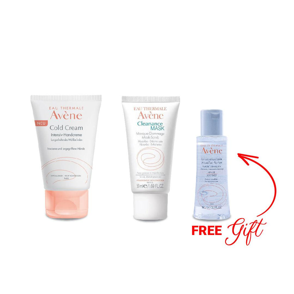 Avene Skin Bundle With Free Micellar Lotion