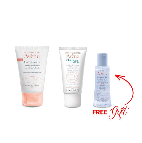 Avene Skin Bundle With Free Micellar Lotion