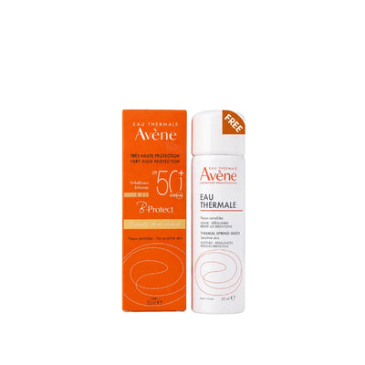 Avene Sunscreen B-Protect SPF50 Get Free Thermal Spring Water Spray Bundle