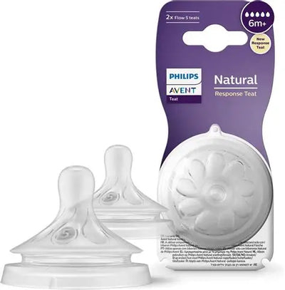 Avent Disposable Silicone Teats Natural Response