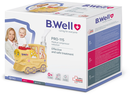 B.Well Compressor Nebulizer Pro-115 - Train