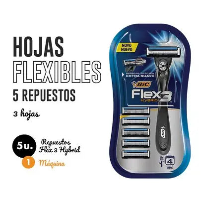 BIC Flex 3 Hybrid  4 + 1 Free
