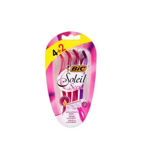 BIC Soliel Lady  Blister 4 + 2 Free
