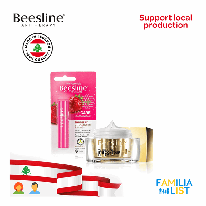 Beesline Bundle - Lipstick Strawberry + Eye Contour