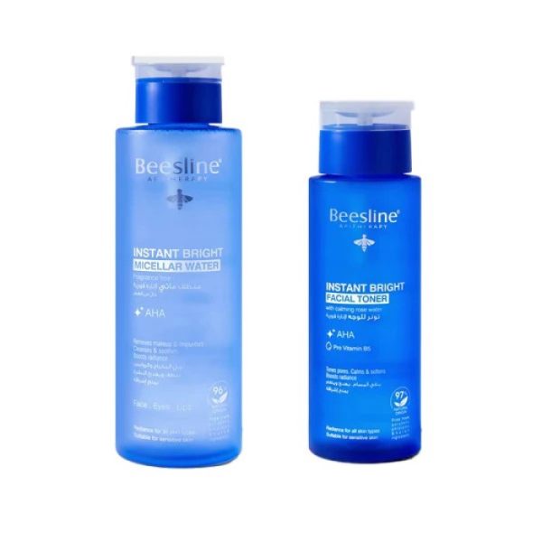 Beesline Instant Bright Micellar Water + Facial Toner Bundle
