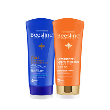 Beesline Kids Sunscreen Cream + Ultrascreen Invisible