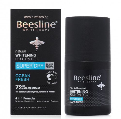 Beesline Men Whitening Roll-On Deo - Super Dry -Ocean Fresh