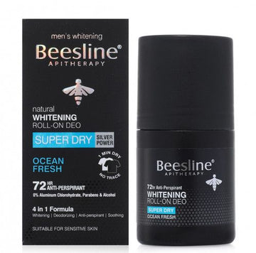 Beesline Men Whitening Roll-On Deo - Super Dry -Ocean Fresh