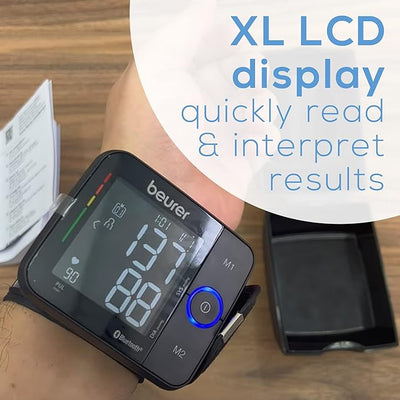 Beurer BluetoothÃ‚Â® Wrist Blood Pressure Monitor Bc 54
