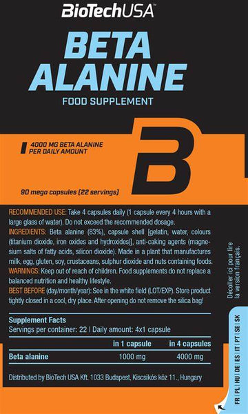 BioTechUSA Beta-Alanine Capsules