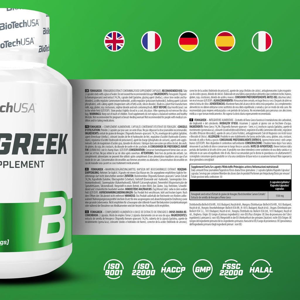 BioTechUSA Fenugreek Capsules