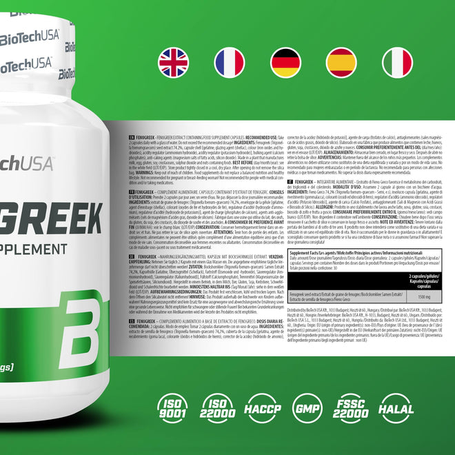 BioTechUSA Fenugreek Capsules