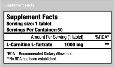 BioTechUSA L Carnitine Tablets