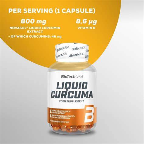 BioTechUSA Liquid Curcuma Capsules