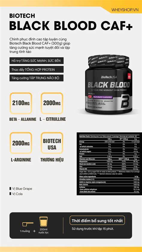 BioTechUSA Black Blood CAF+ 300g