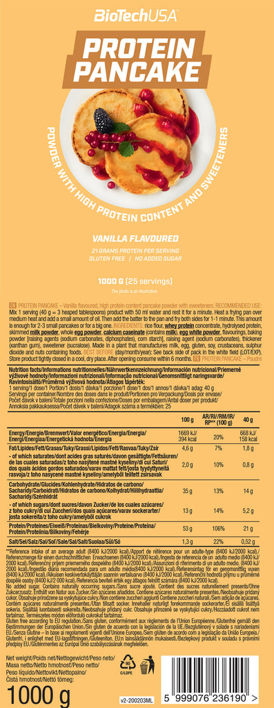 BioTechUSA Protein Pancake 1000g