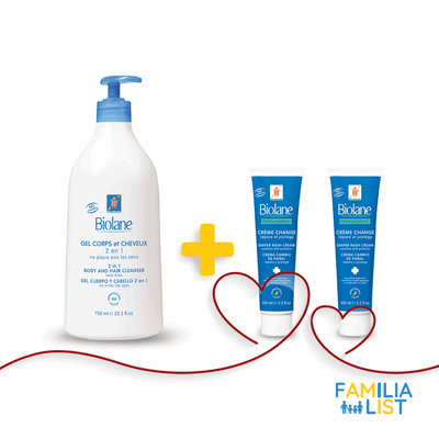 Biolane Bundle One Gel Lavant And 2 Diaper Cream