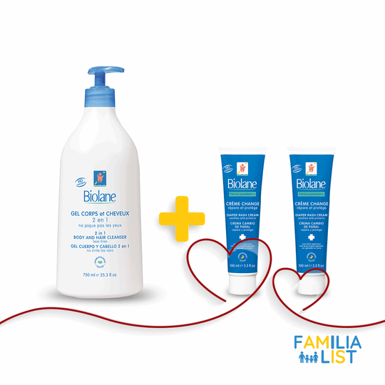 Biolane Bundle One Gel Lavant And 2 Diaper Cream