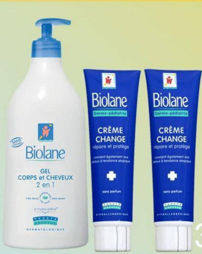 Biolane Bundle One Gel Lavant And 2 Diaper Cream