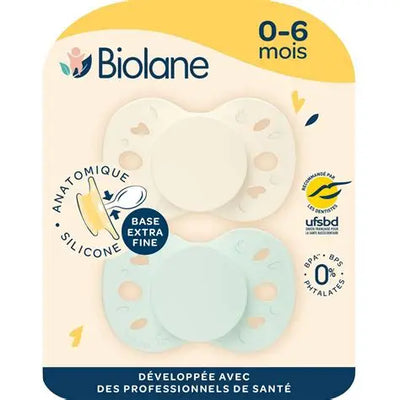 Biolane Anatomical Pacifiers 0-6 Months
