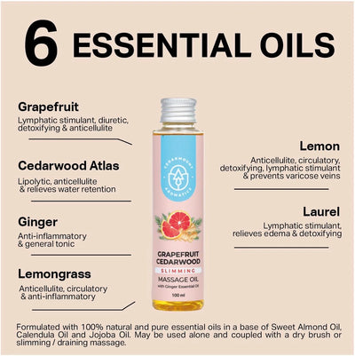 Cedarmount Aromatics Grapefruit Cedarwood Massage Oil