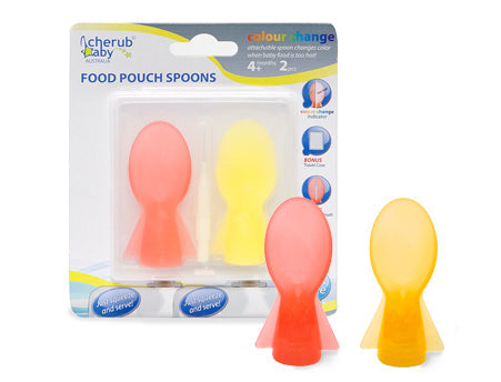 CherubBaby Food Pouch Spoons (4 months+) - Familialist