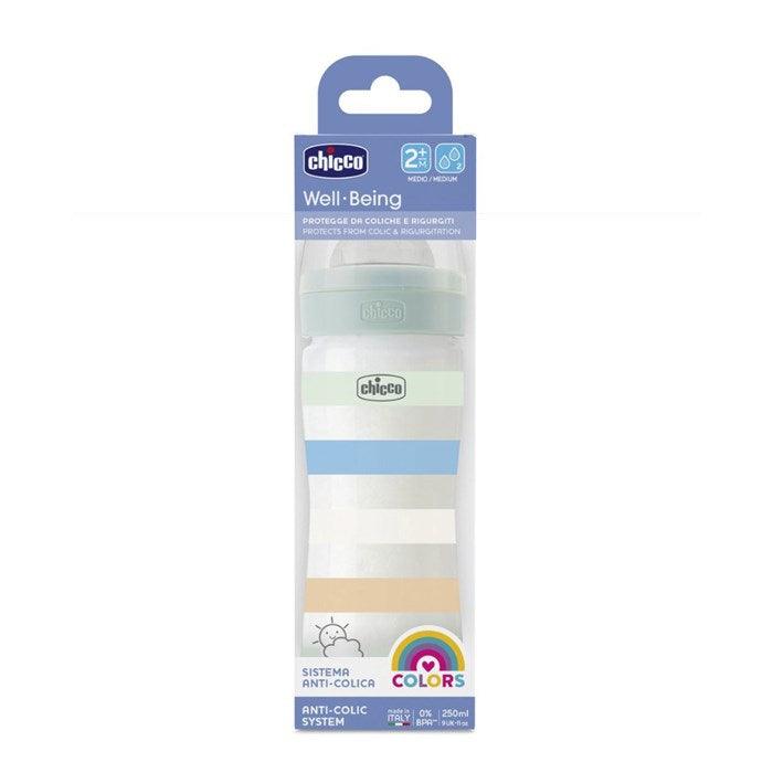 Chicco Well-Being Plastic Bottle Medium Flow(250ml)
