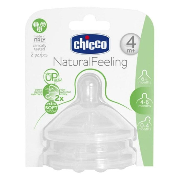 Chicco NaturalFeeling Teat Adjustable Flow 4m+