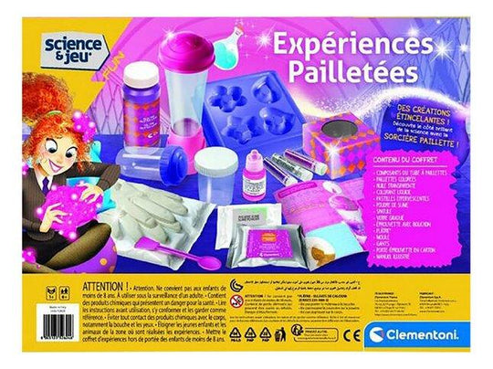 Clementoni Science & Jeu Expériences pailletées