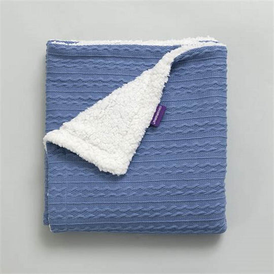 Clevamama Luxe Sherpa Baby Blanket