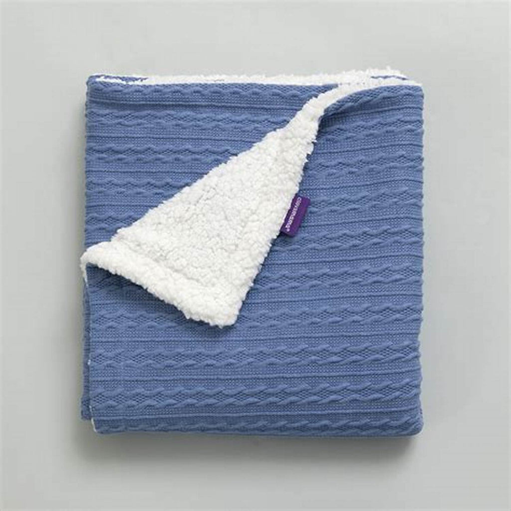 Clevamama Luxe Sherpa Baby Blanket