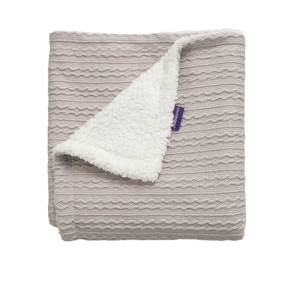 Clevamama Luxe Sherpa Baby Blanket