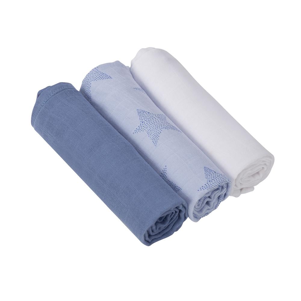 Clevamama Muslin Cloth set 3’S