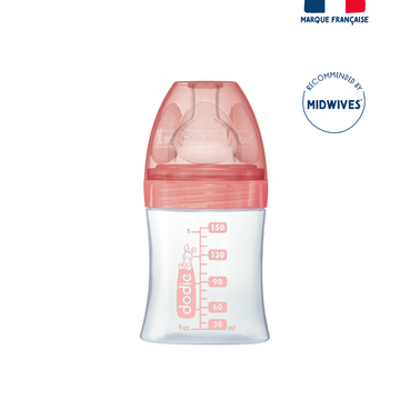 Dodie Bottle Sensation+ Anti-Colic 0-6 Months Flat Teat