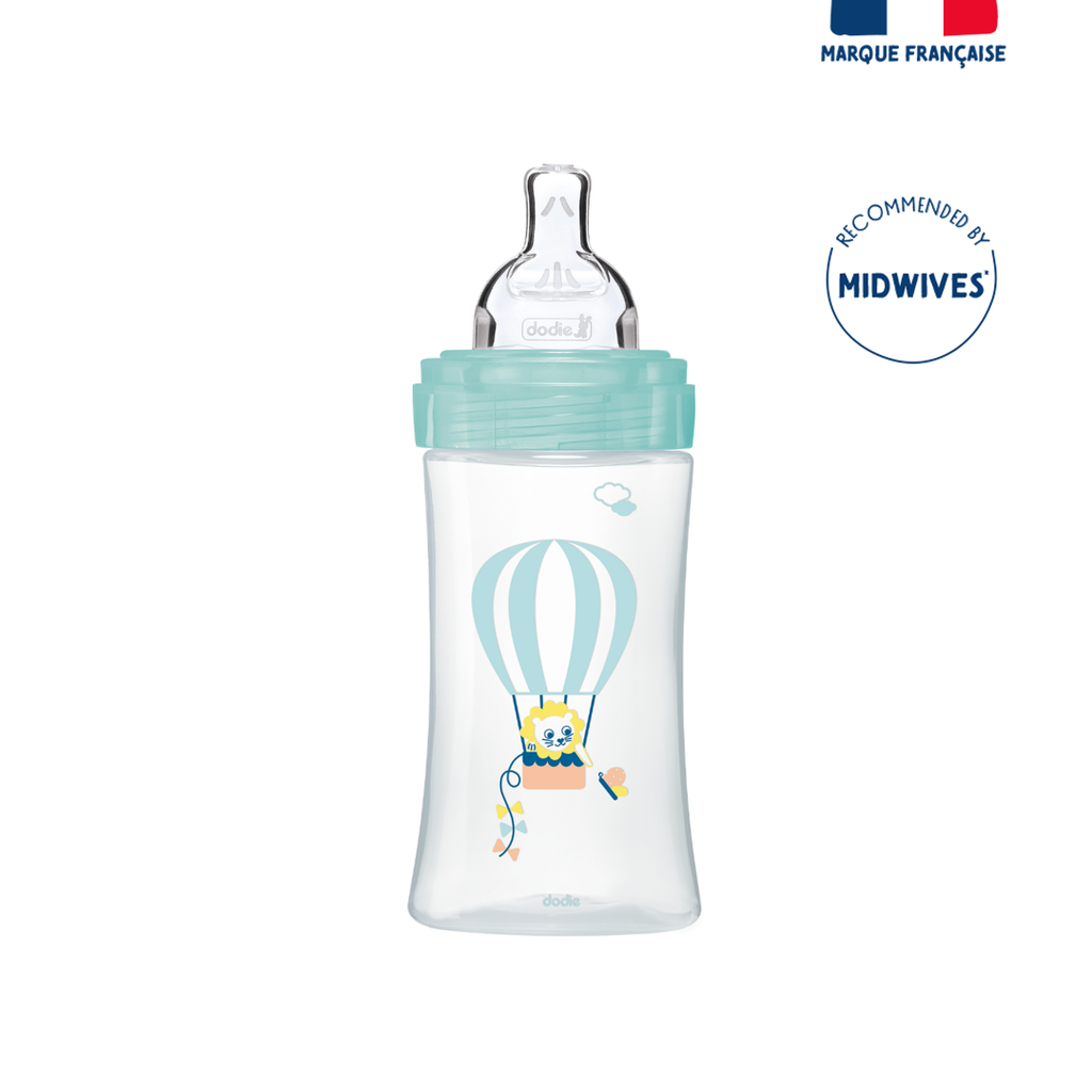 Dodie Bottle Sensation+ Anti-Colic 0-6 Months Flat Teat