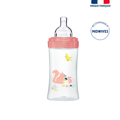 Dodie Bottle Sensation+ Anti-Colic 0-6 Months Flat Teat