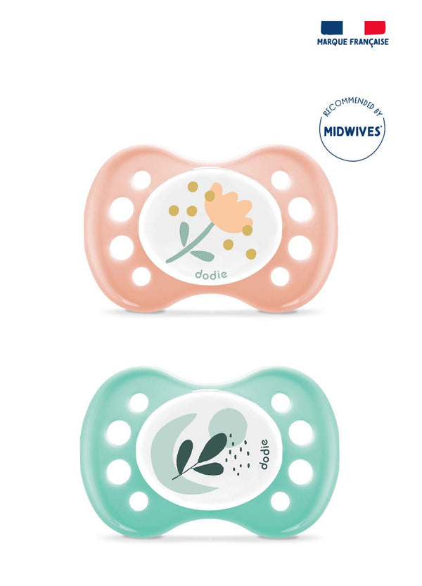 Dodie Soother 0-6 Months Duo Day Night