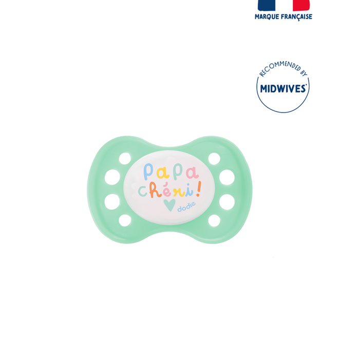Dodie Soother 0-6 months Duo Dear Mummy Daddy