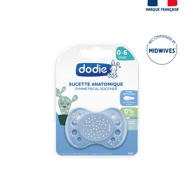 Dodie Soother 0-6 months Happy Life Boy