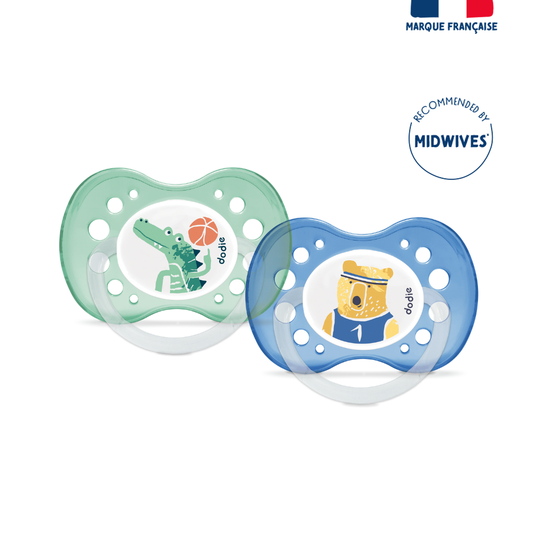 Dodie Soother +18 Months Duo Funny Animals Boy