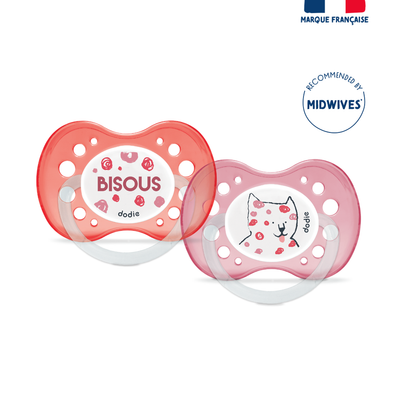 Dodie Soother +18 Months Duo Funny Animals Girl