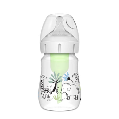 Dr Brown's Anti-Colic Options+ Baby Bottle Wide-Neck Jungle Elephant