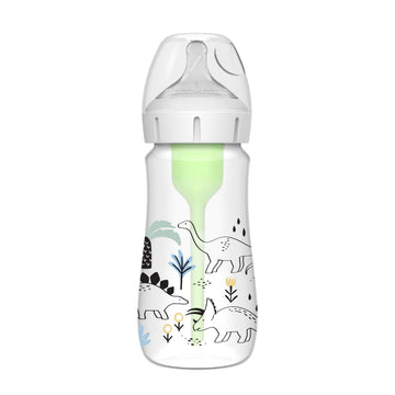 Dr Brown's Anti-Colic Options+ Baby Bottle Wide-Neck Multi-Dino