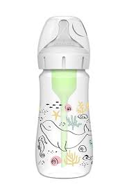Dr Brown's Anti-Colic Options+ Baby Bottle Wide-Neck Ocean Whale
